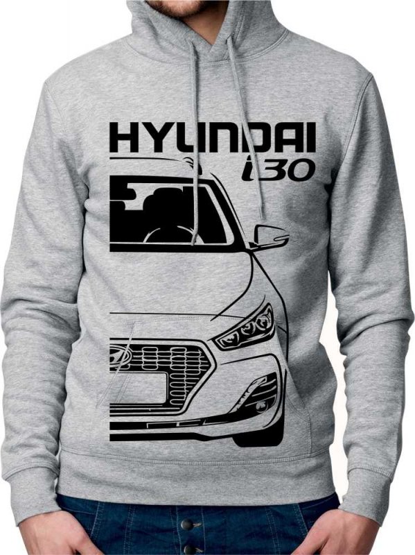 XL -35% Hyundai i30 2018 Ανδρικά Φούτερ