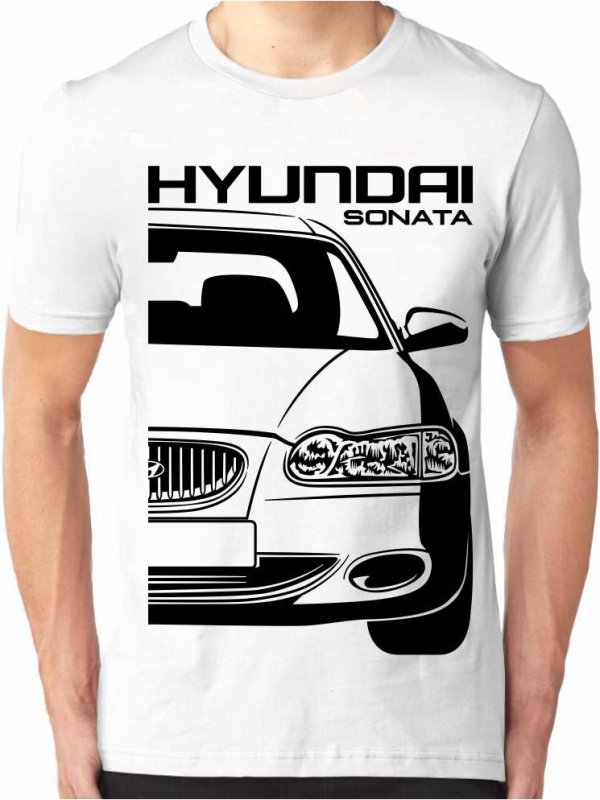 Hyundai Sonata 3 Facelift Vyriški marškinėliai