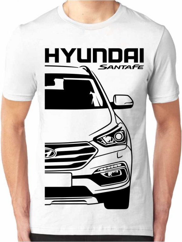 Hyundai Santa Fe 2017 Ανδρικό T-shirt