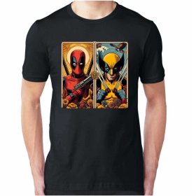 Maglietta Uomo Deadpool & Wolverine 2