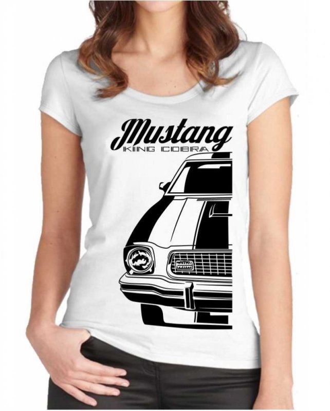 Ford Mustang 2 King Cobra Moteriški marškinėliai