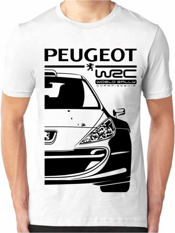 Peugeot 207 S2000 WRC Mannen T-shirt