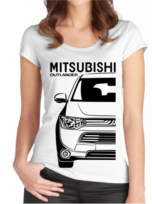 Mitsubishi Outlander 3 Moteriški marškinėliai
