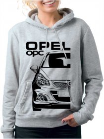Opel Corsa D OPC Női Kapucnis Pulóver