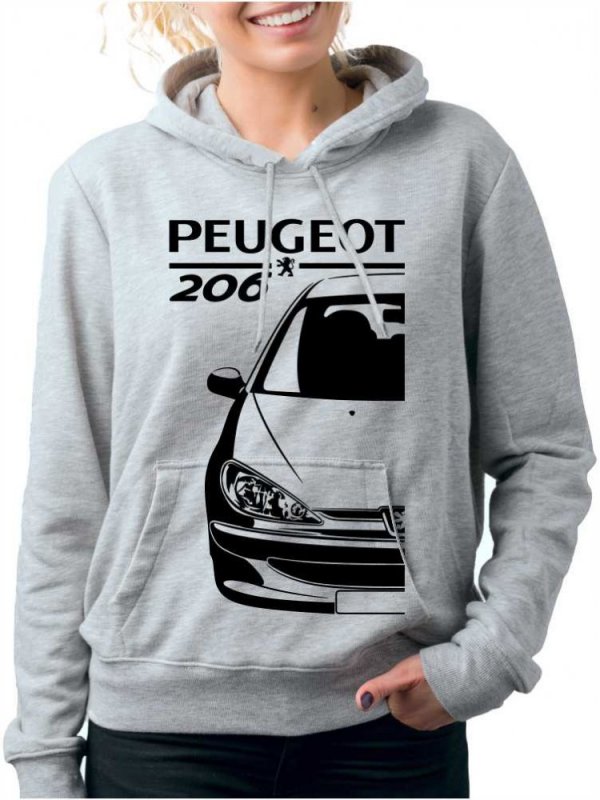 Peugeot 206 Ženski Pulover s Kapuco
