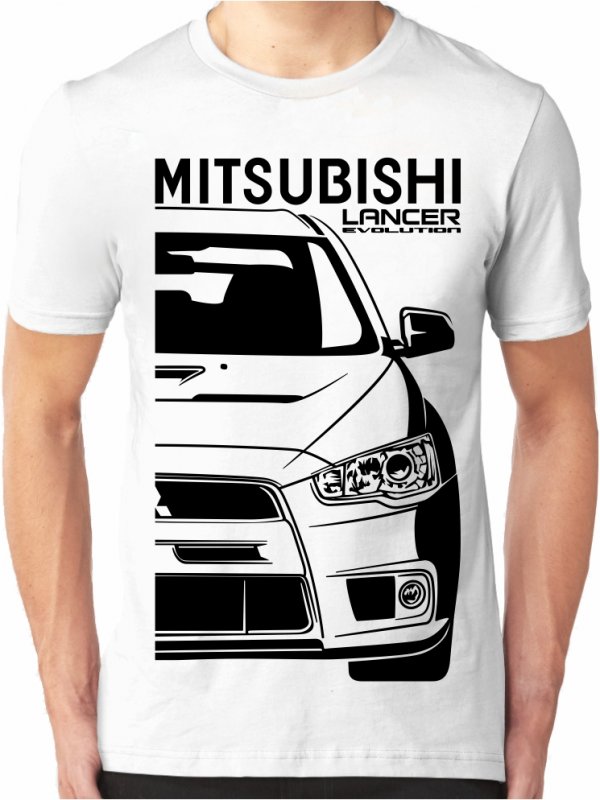 Mitsubishi Lancer Evo X Mannen T-shirt