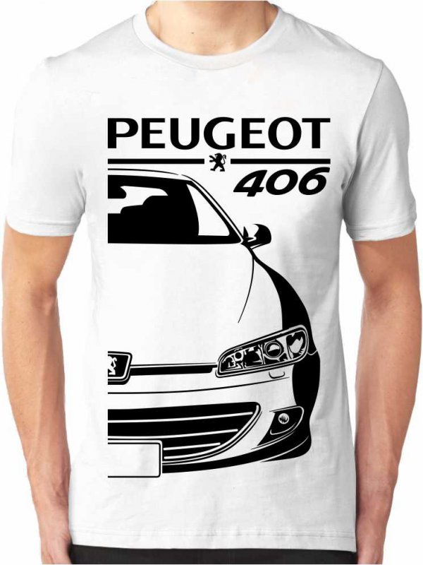 Peugeot 406 Coupé Facelift Vyriški marškinėliai