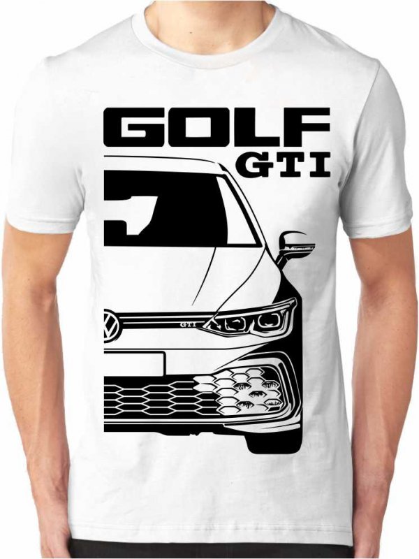 VW Golf Mk8 GTI Pánske Tričko