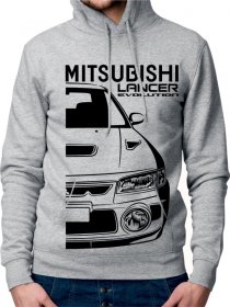 Mitsubishi Lancer Evo IV Moški Pulover s Kapuco