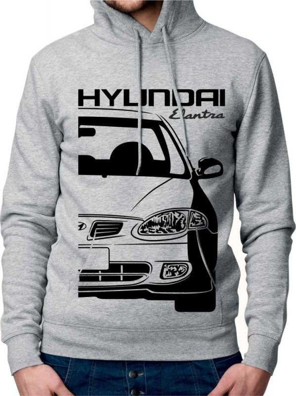 Hyundai Elantra 2 Facelift Moški Pulover s Kapuco
