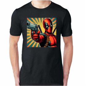 Maglietta Uomo Deadpool Gun