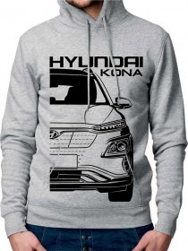 Hyundai Kona Electric Férfi Kapucnis Pulóve