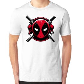 Deadpool Head Moška Majica