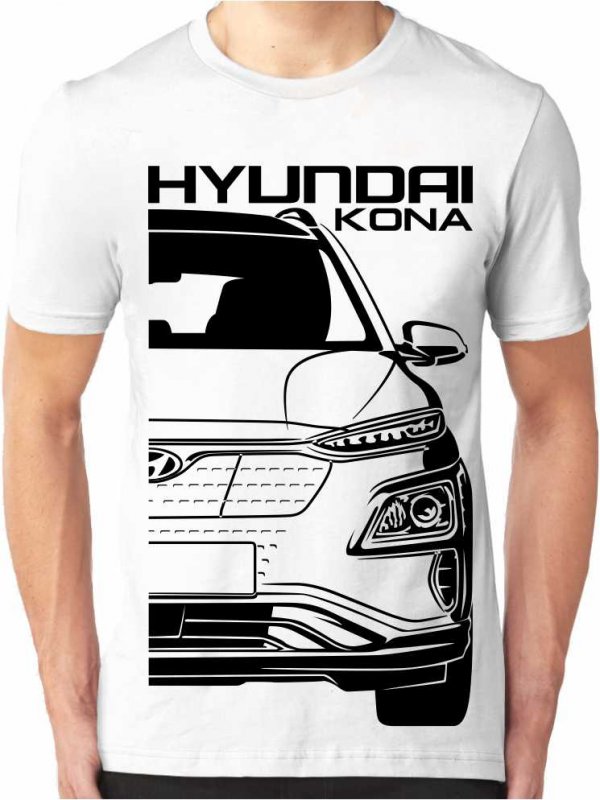 Hyundai Kona Electric Pistes Herren T-Shirt
