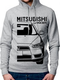 Mitsubishi Lancer 9 Moški Pulover s Kapuco