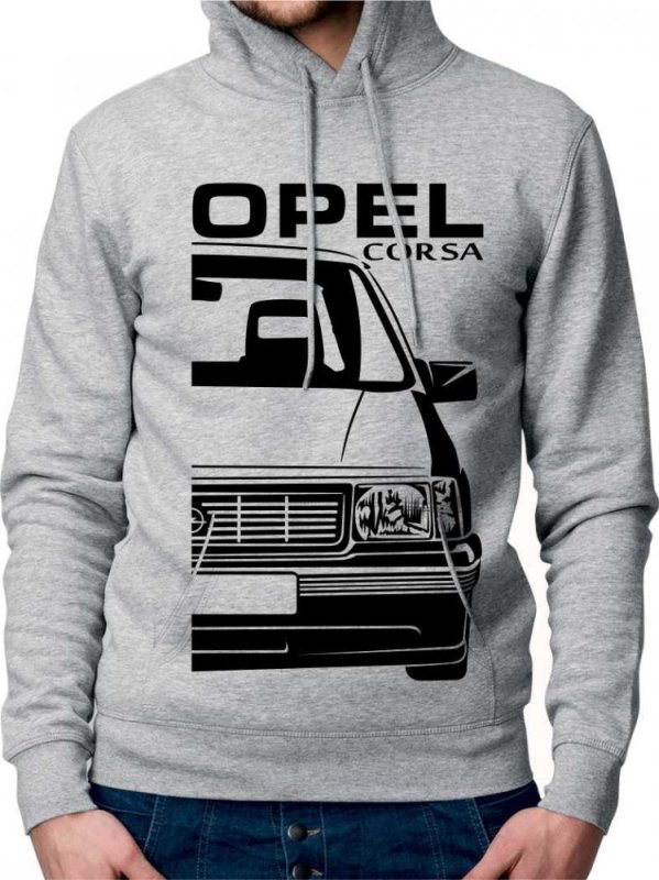 Opel Corsa A Facelift Herren Sweatshirt