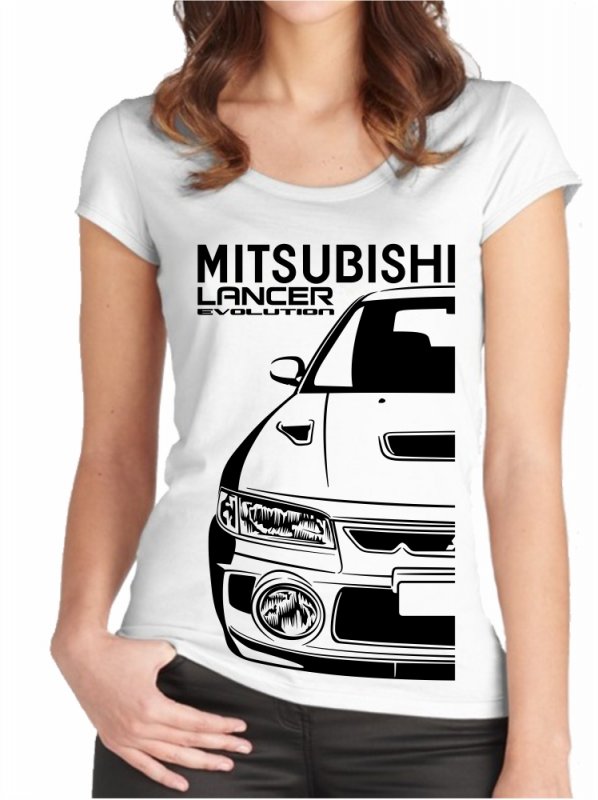 Mitsubishi Lancer Evo IV Koszulka Damska