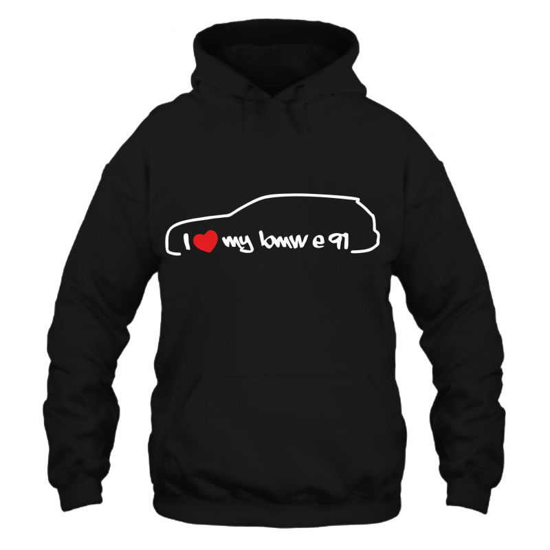 Sweatshirt pour hommes I Love BMW E91