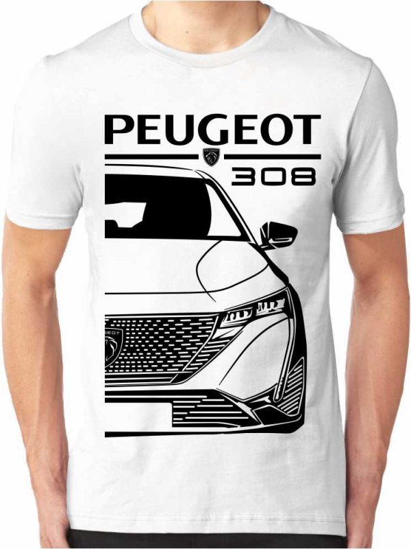 Peugeot 308 3 Мъжка тениска