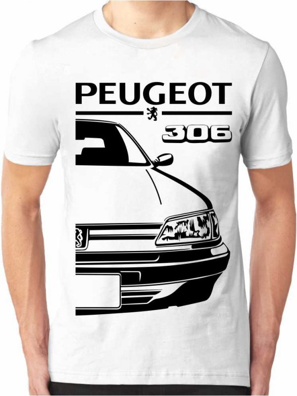 3XL -50% Peugeot 306 Vīriešu T-krekls