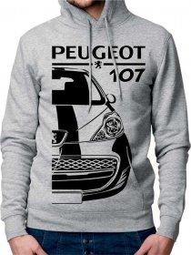 Peugeot 107 Facelift Moški Pulover s Kapuco