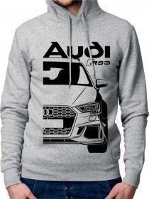 Audi RS3 8VA Facelift Moški Pulover s Kapuco