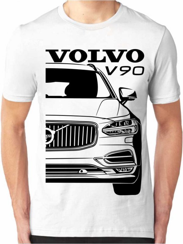 Volvo V90 Pánské Tričko