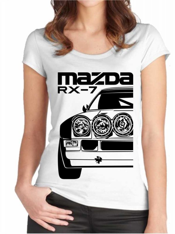 Mazda RX-7 FB Group B Dames T-shirt