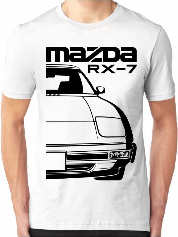 Mazda RX-7 FB Series 1 Vyriški marškinėliai