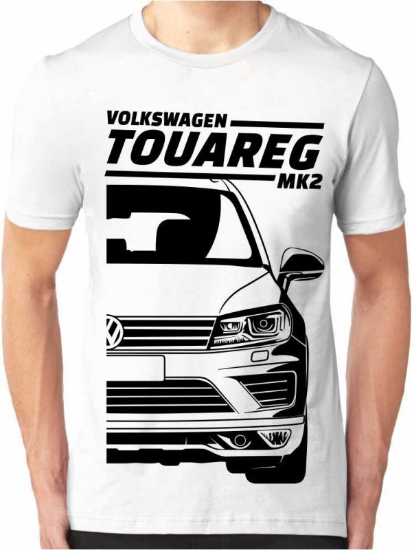 VW Touareg Mk2 Facelift - T-shirt pour hommes