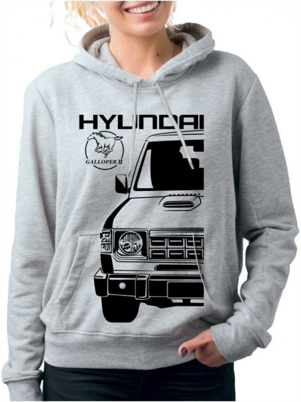 Hyundai Galloper 1 Moški Pulover s Kapuco