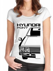 Hyundai Pony Дамска тениска