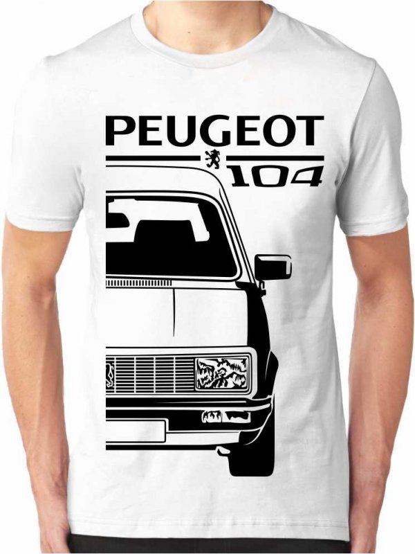 Peugeot 104 Facelift Vyriški marškinėliai