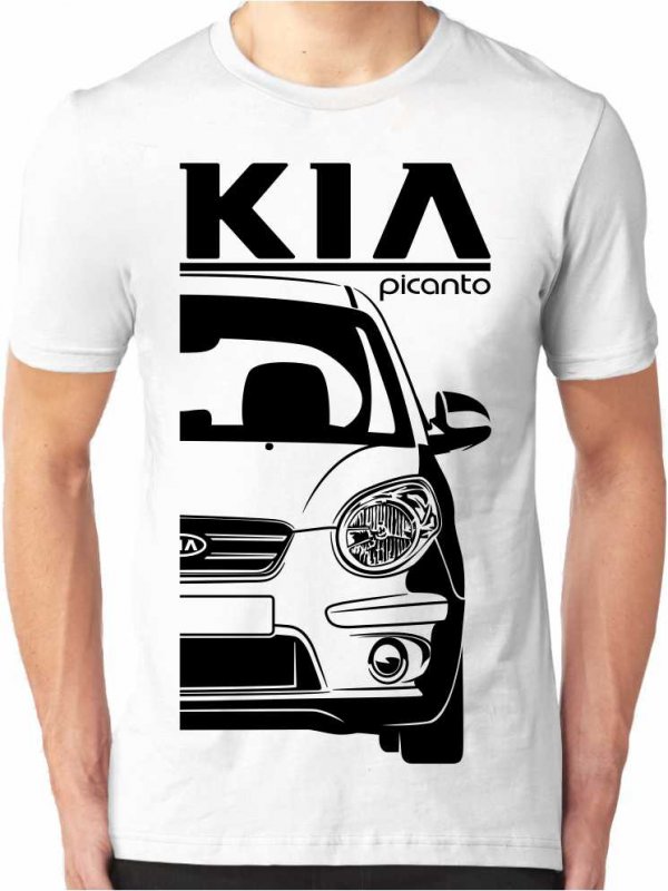 Kia Picanto 1 Facelift Vyriški marškinėliai