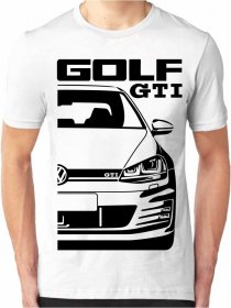 T-shirt pour hommes S -35% Blue VW Golf Mk7 GTI