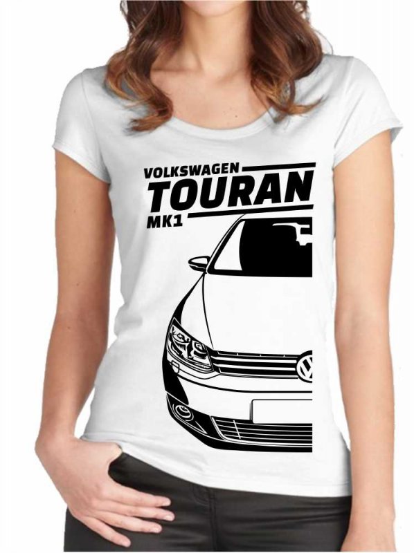 VW Touran Mk1 Facelift 2010 Damska koszulka