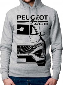 Peugeot 408 3 Férfi Kapucnis Pulóve