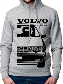 Volvo 780 Moški Pulover  s Kapuco