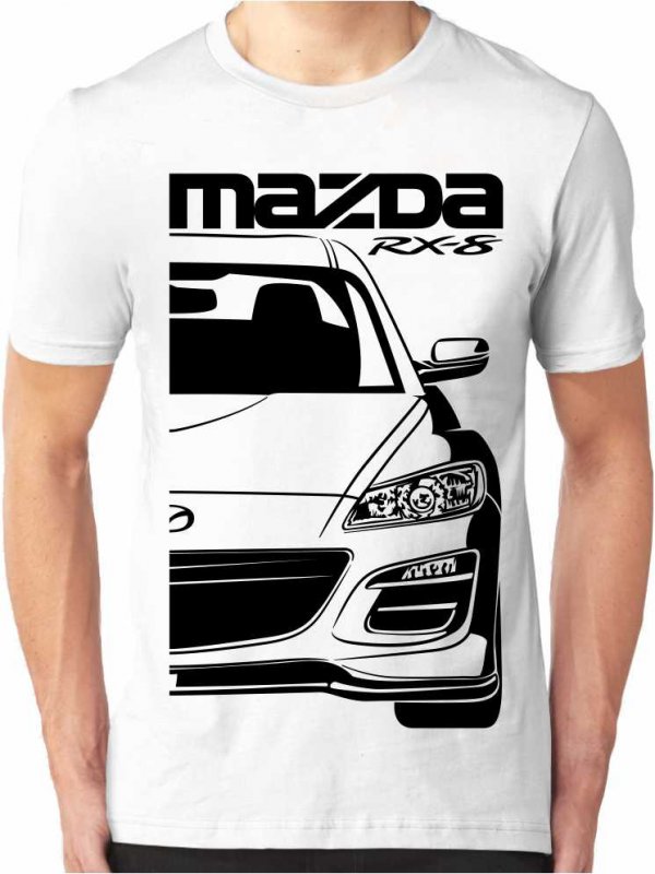 Mazda RX-8 Facelift Vyriški marškinėliai