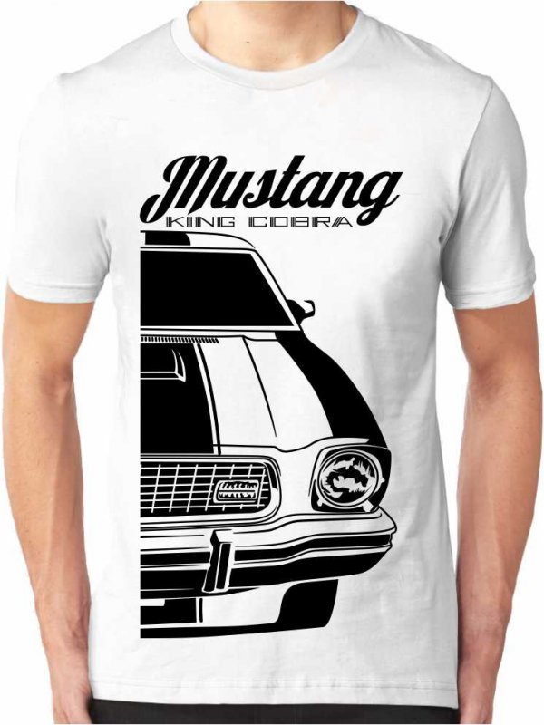 Ford Mustang 2 King Cobra Vīriešu T-krekls