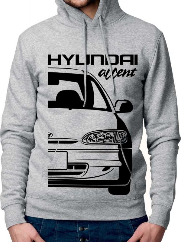 Hyundai Accent 1 Мъжки суитшърт