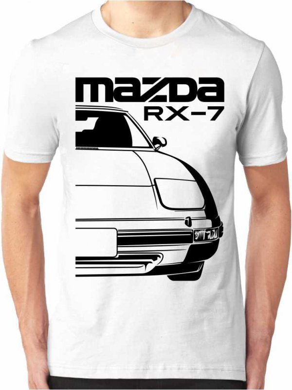 Mazda RX-7 FB Series 2 Vyriški marškinėliai