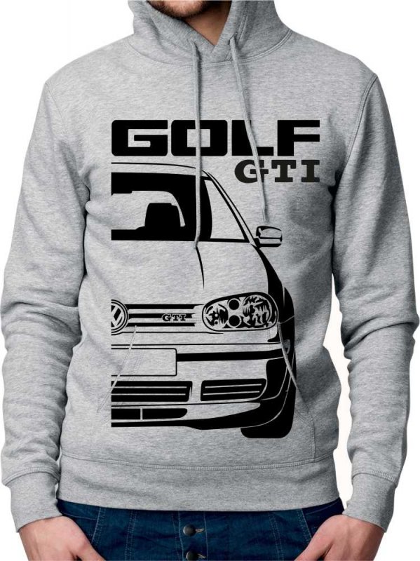 VW Golf Mk4 GTI Moški Pulover s Kapuco