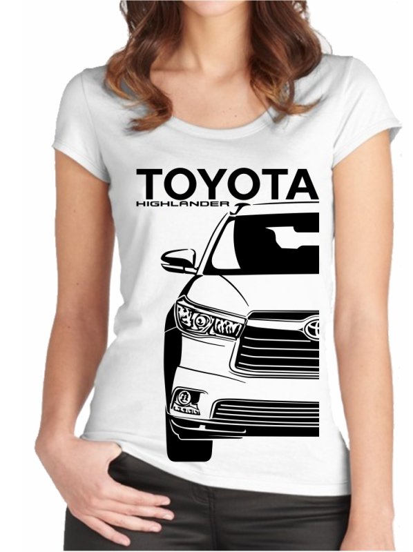 Toyota Highlander 3 Дамска тениска