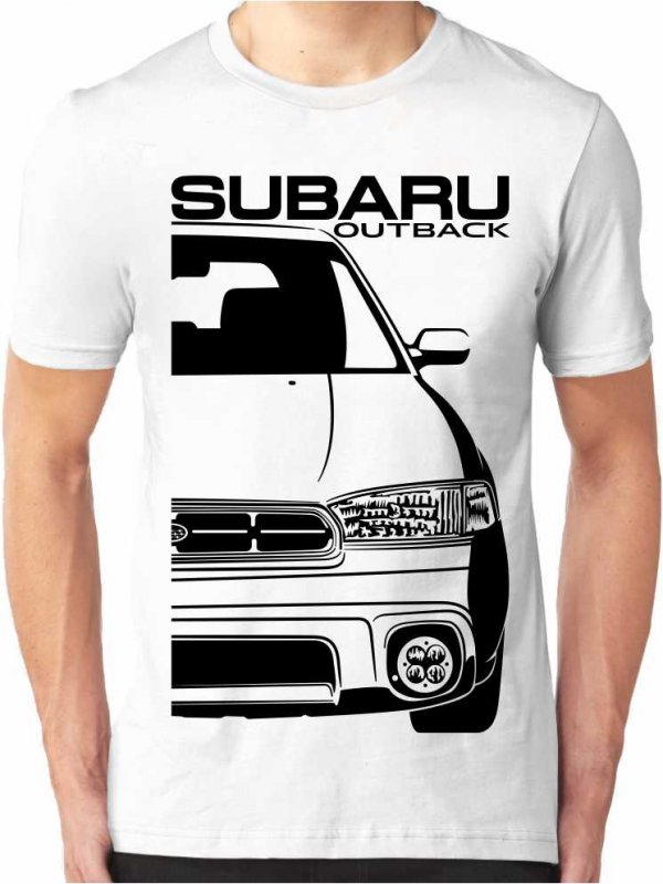 Subaru Outback 1 Vyriški marškinėliai