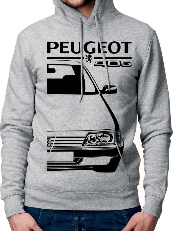 Peugeot 405 Moški Pulover s Kapuco