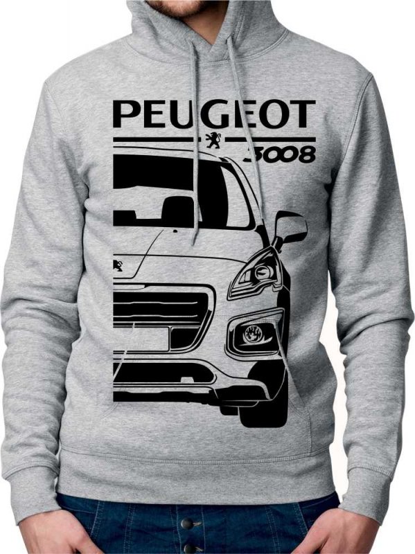 Peugeot 3008 1 Facelift Heren Sweatshirt