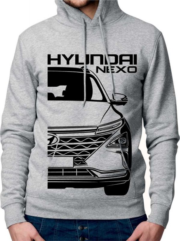 Hyundai Nexo Moški Pulover s Kapuco