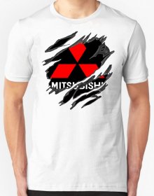 Mitsubishi Мъжка тениска
