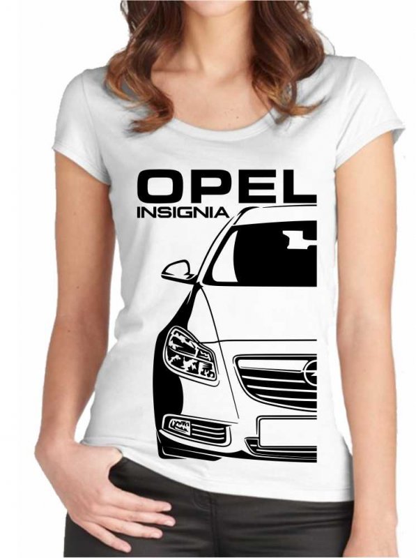 S -35% Red Opel Insignia Sieviešu T-krekls